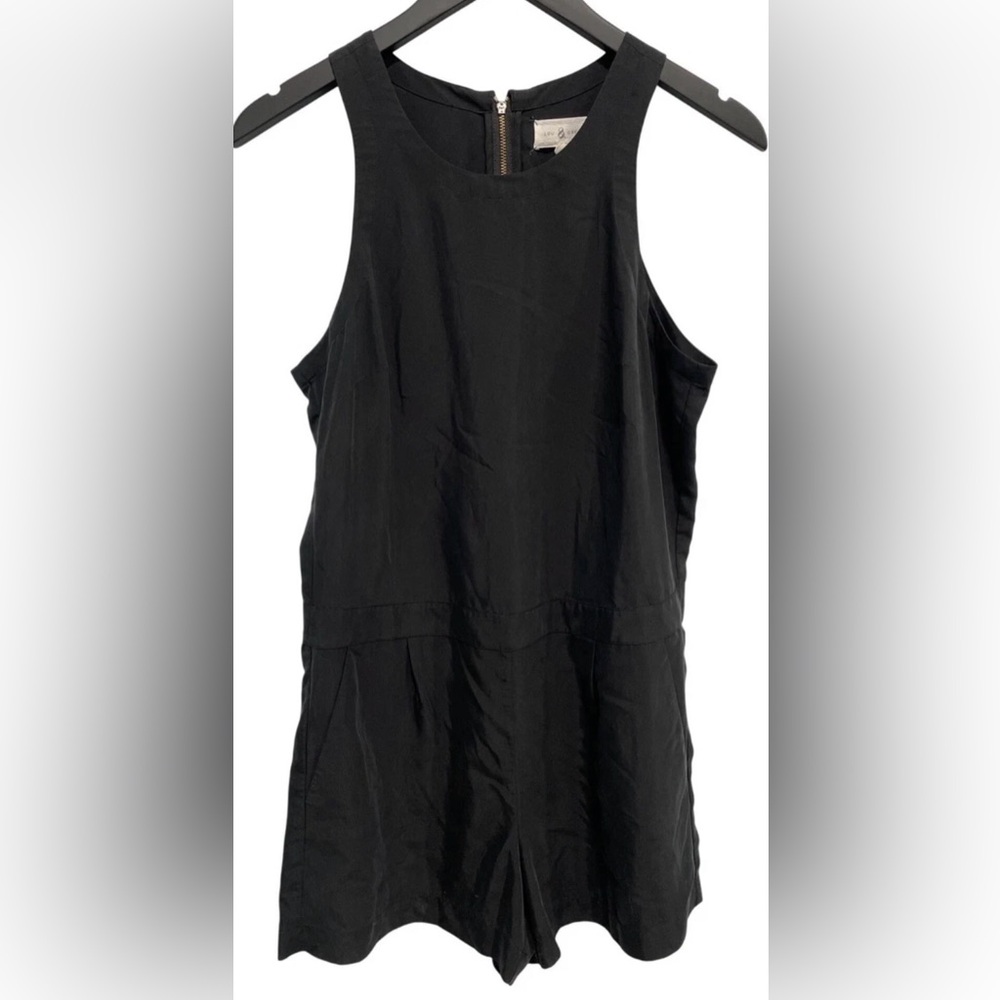 Sleek black Lou & Grey Romper